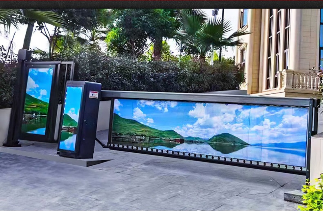 广告道闸图片 广告道闸图片